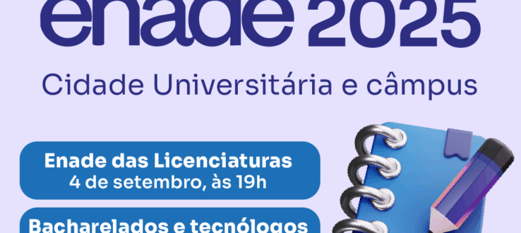 Palestras e lives sobre Enade 2025 são voltadas à preparação para as provas